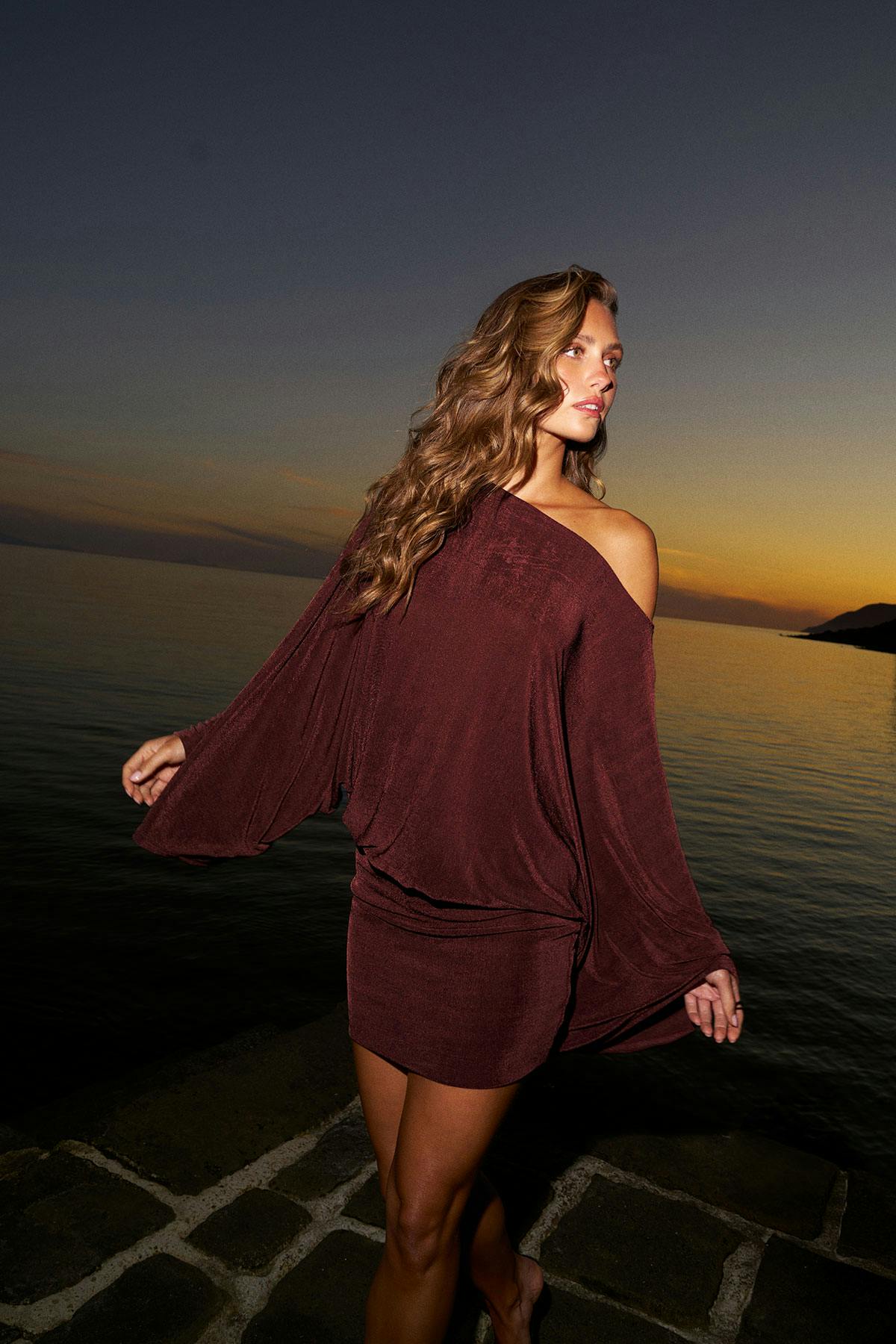 Slouchy mini dress
