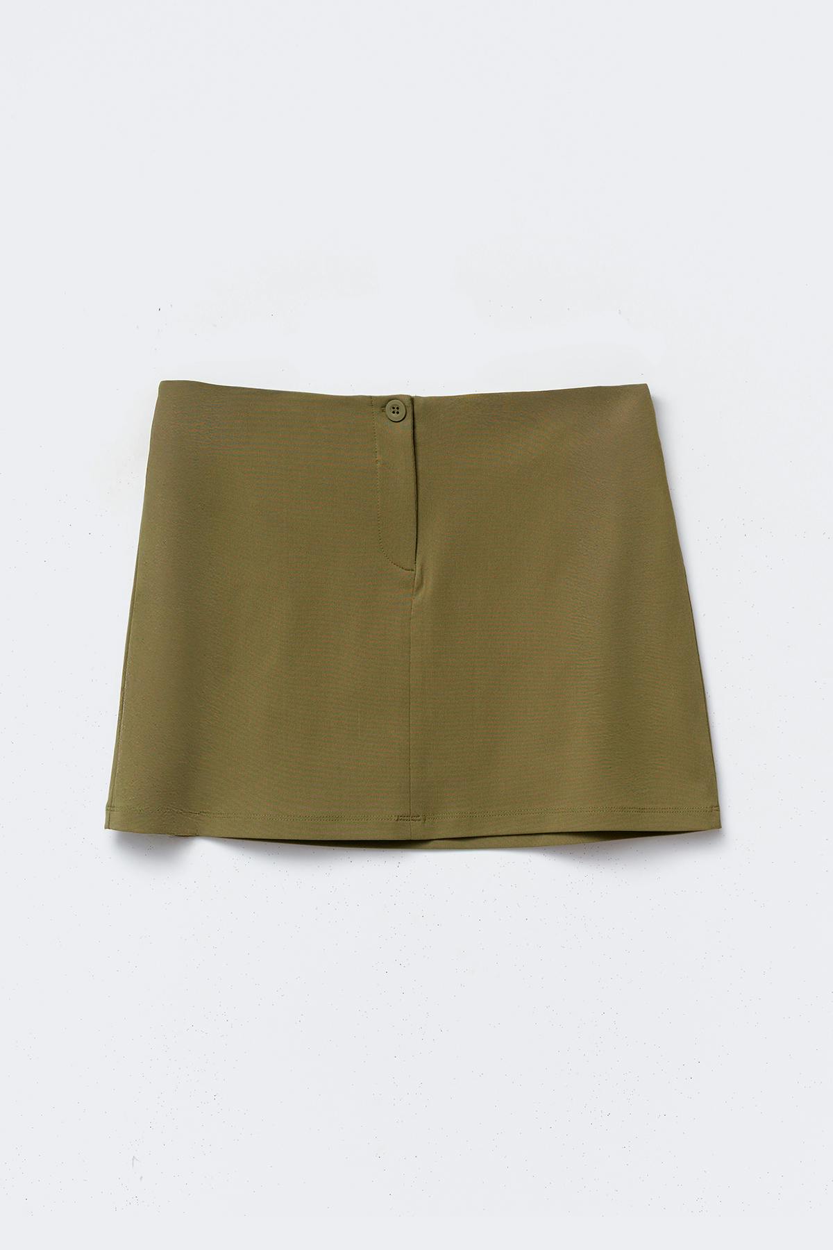 Tailored mini skirt