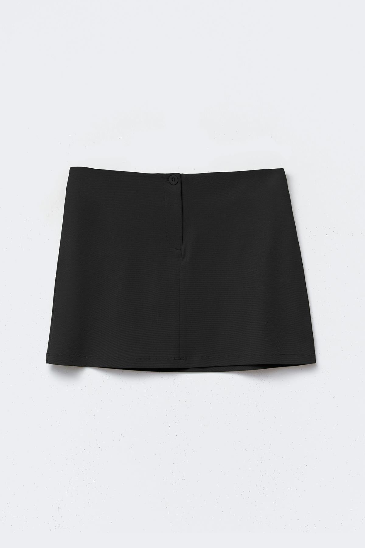 Tailored mini skirt