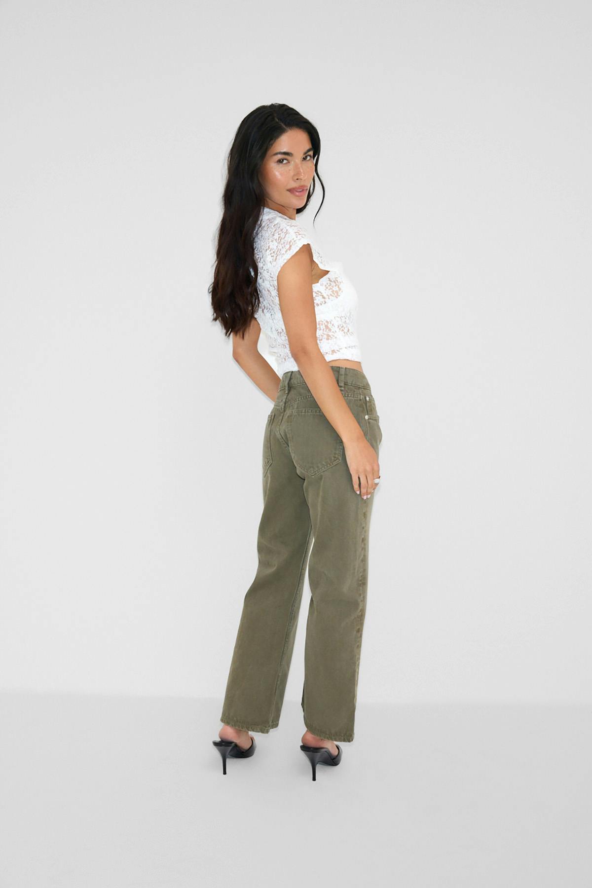 Crush cropped jeans