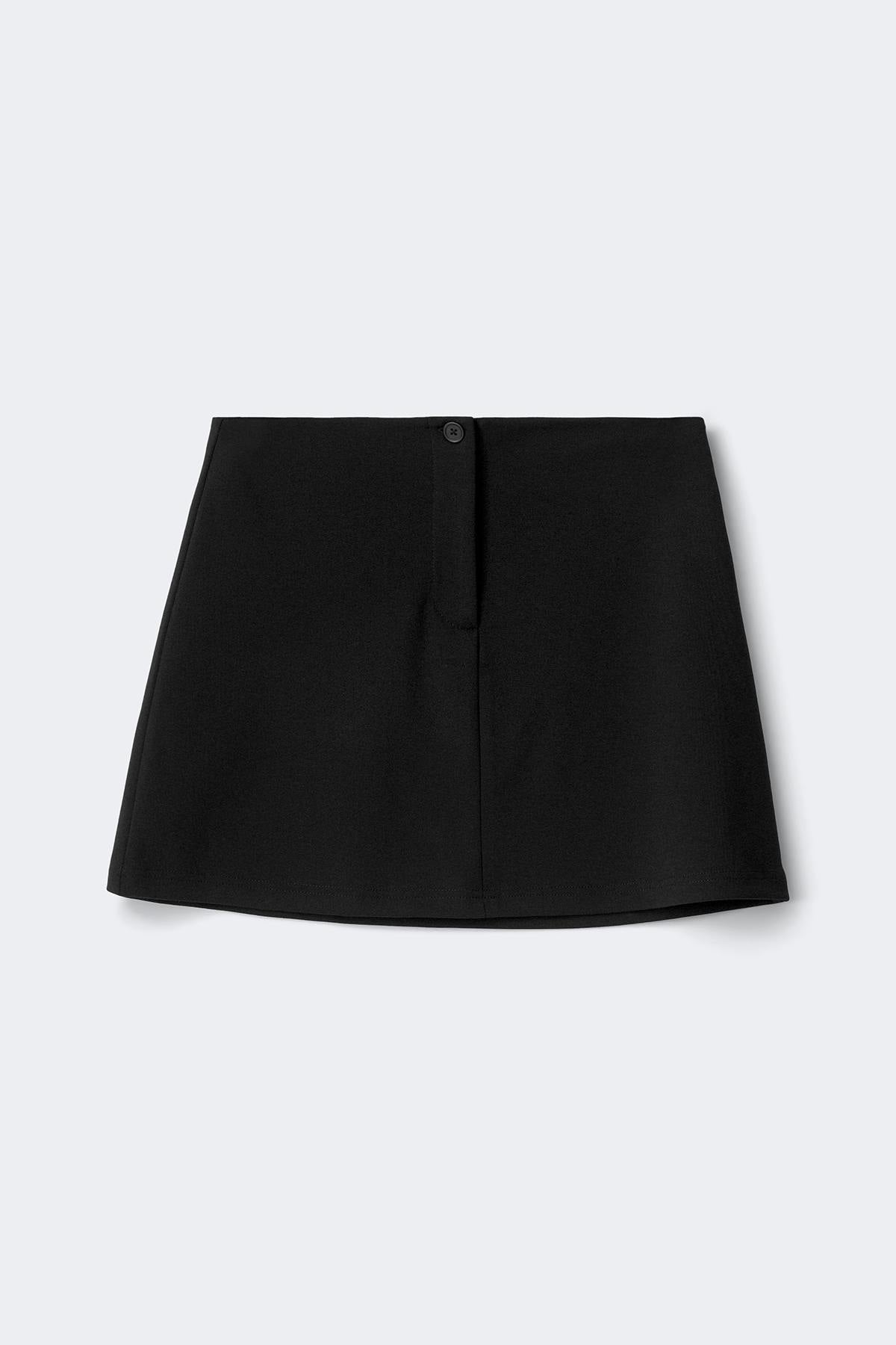 Tailored mini skirt