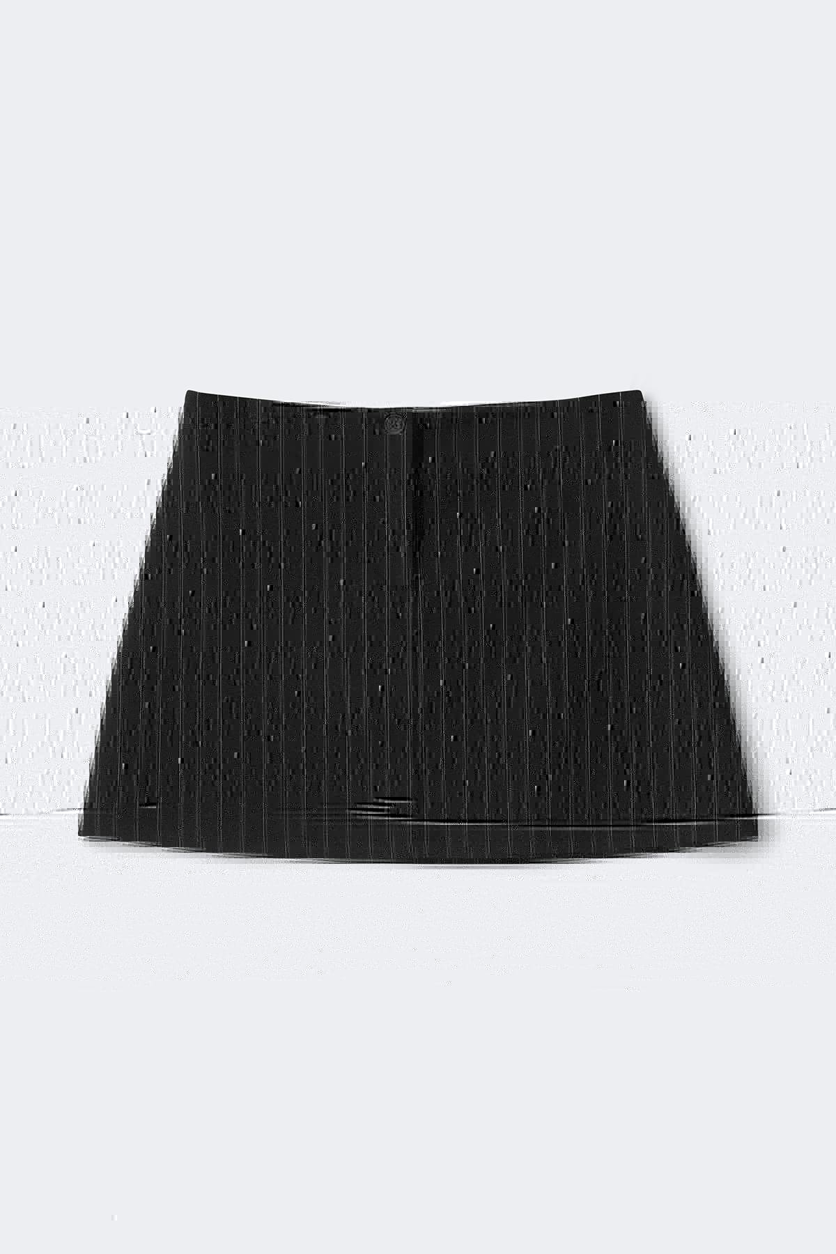 Tailored mini skirt