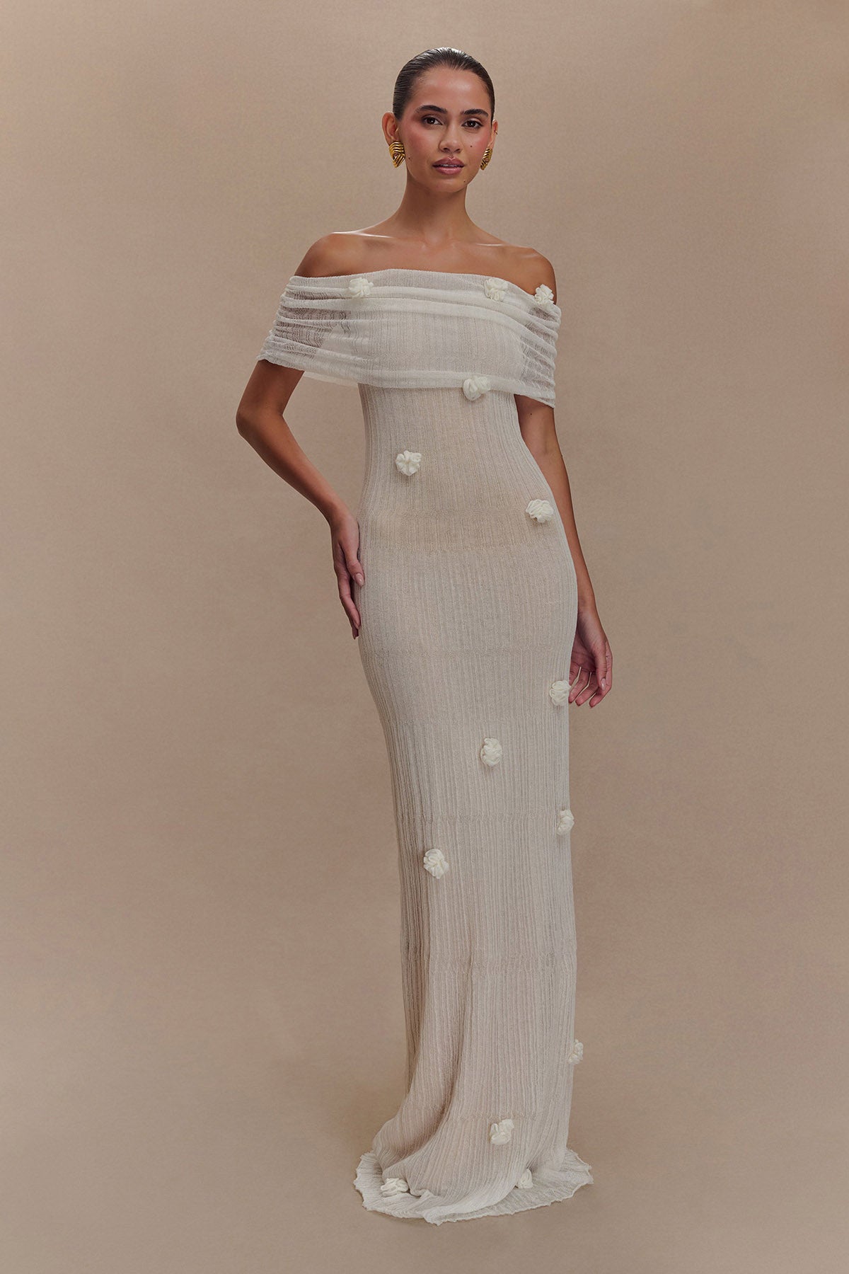 Orchid Knit Maxi Dress