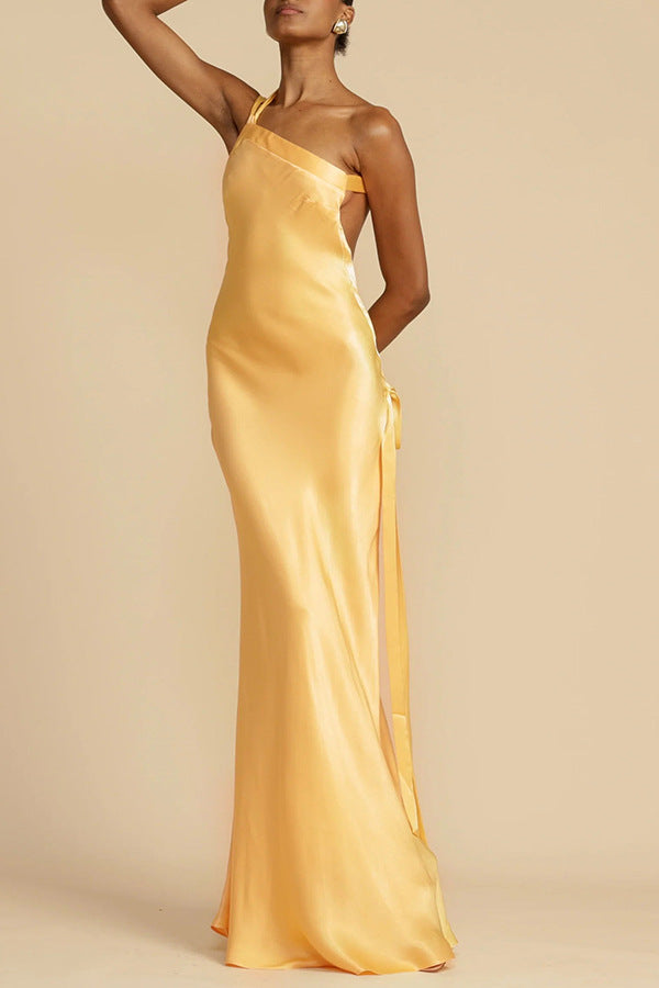 Silhouette Grace – Bodycon One-Shoulder Dress