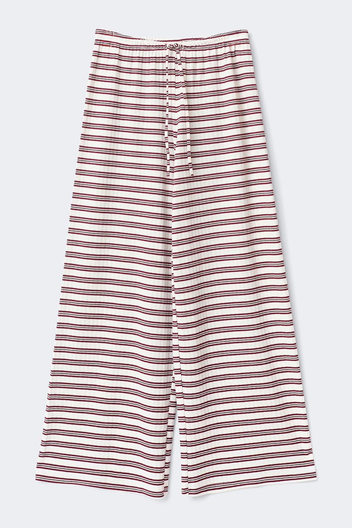 Striped soft trousers