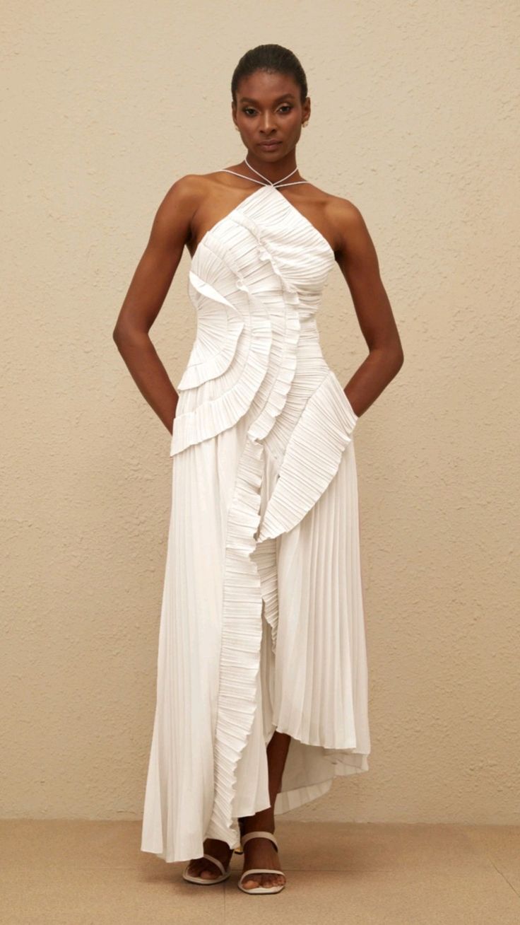 Aurora Élan Maxi Dress – Fluid Elegance in Motion