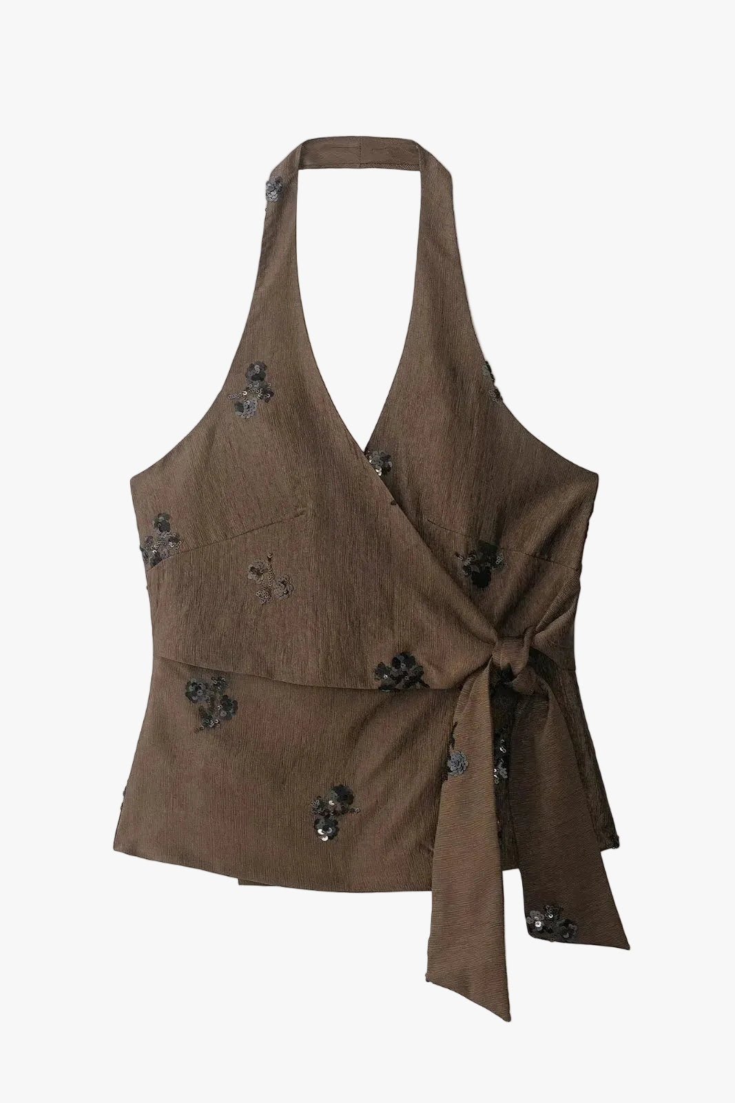 Vesper Sequin Halter Set