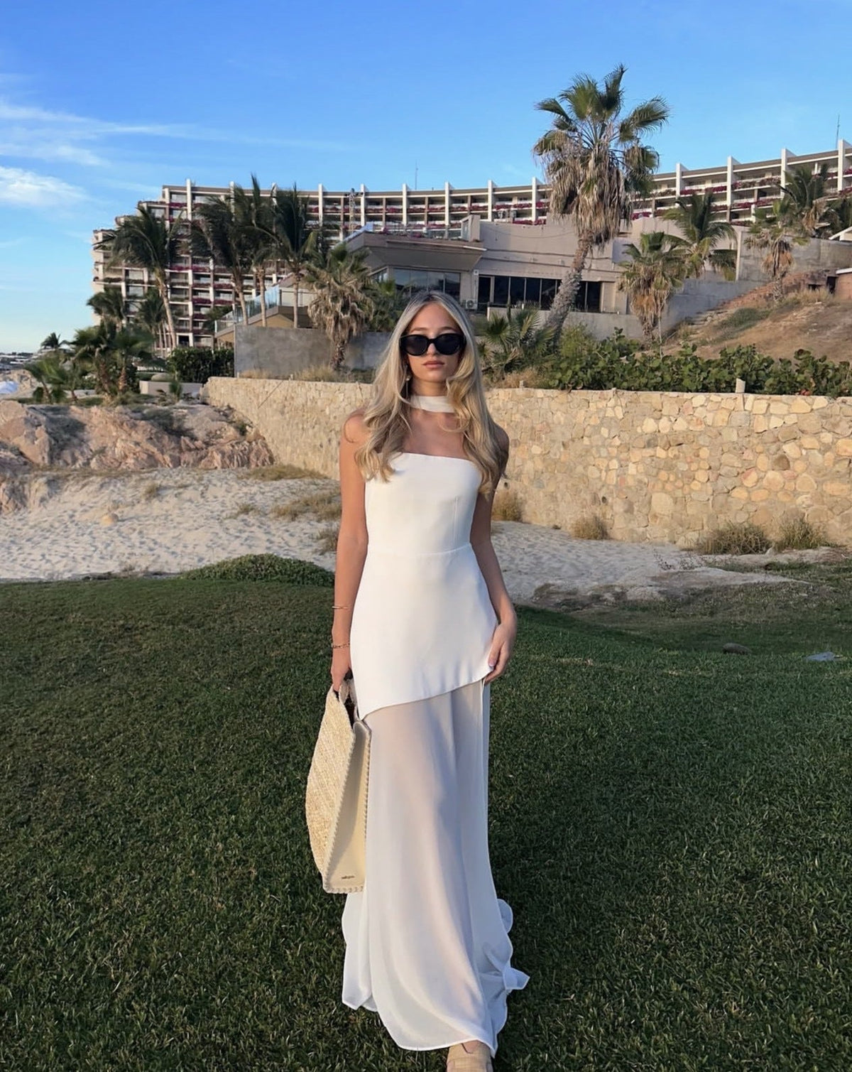 Valentine Asymmetric Maxi Dress