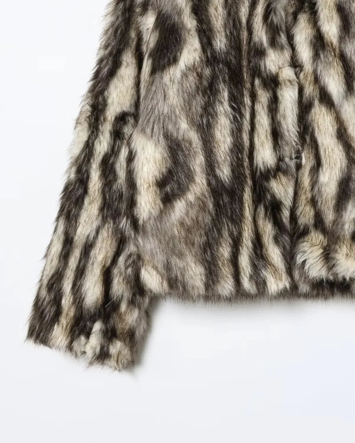 Ferryhill Wolf Faux Fur Jacket