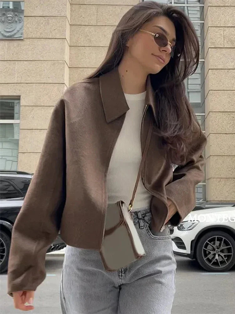 Hamilton Brown Boucle Jacket