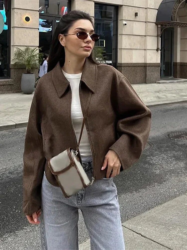 Hamilton Brown Boucle Jacket