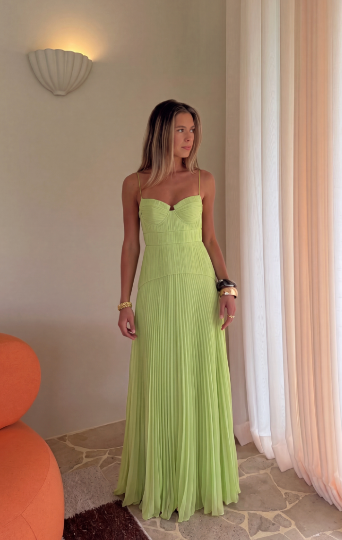 Perrine Crinkle Chiffon Maxi Dress