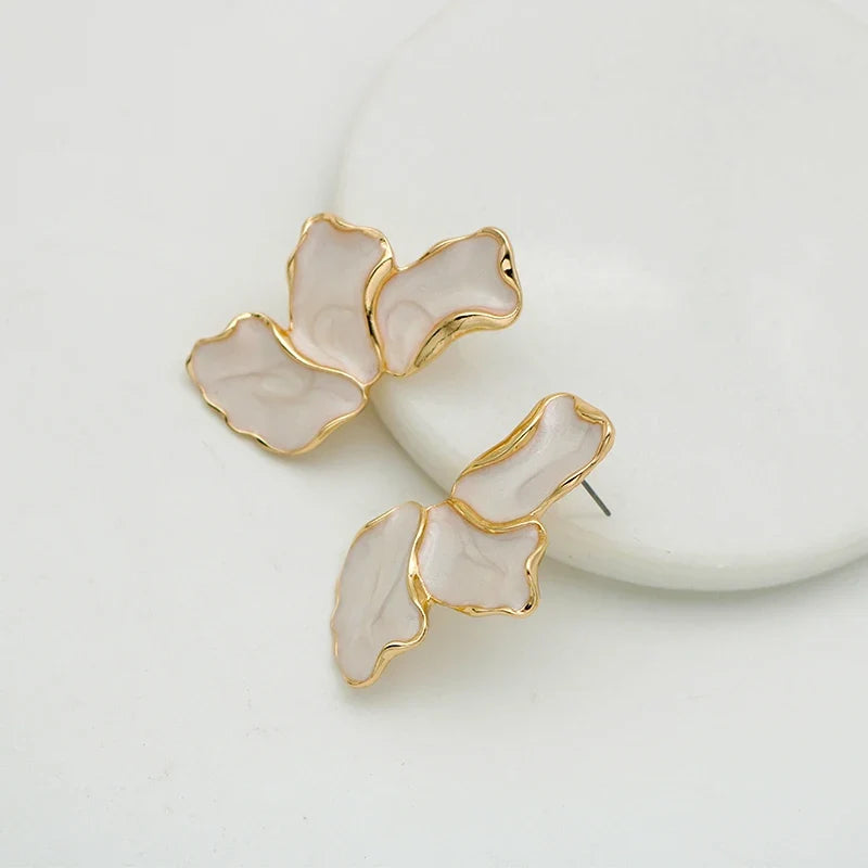 Maison De Fluer Enamel Earrings