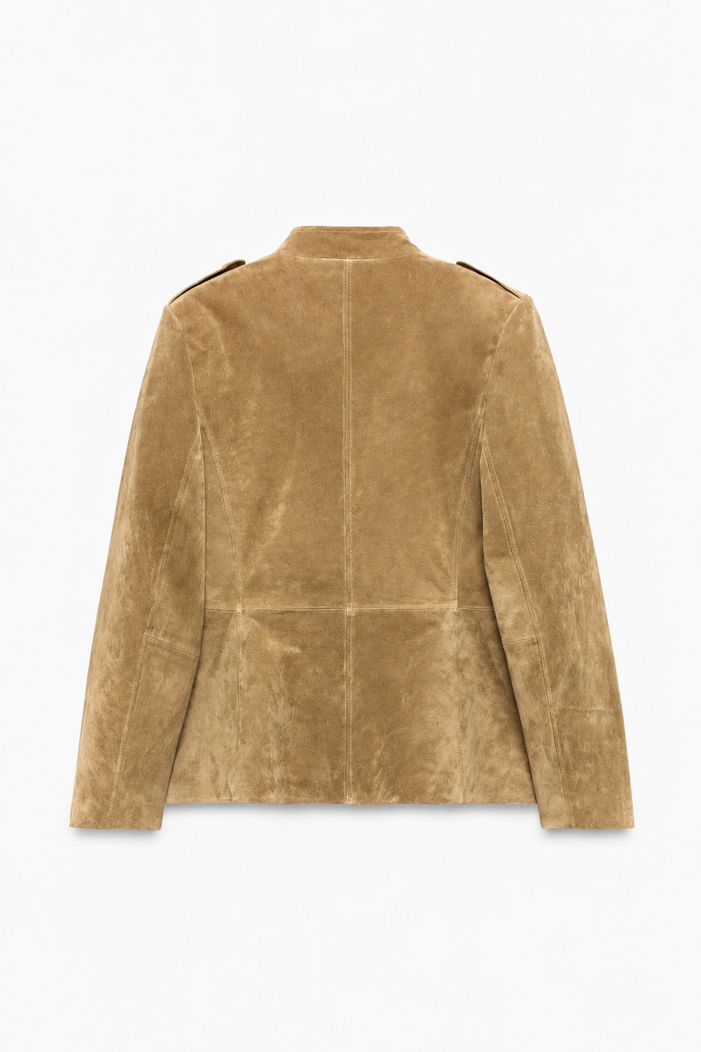 Banbury Military Suede Jacket in Camel