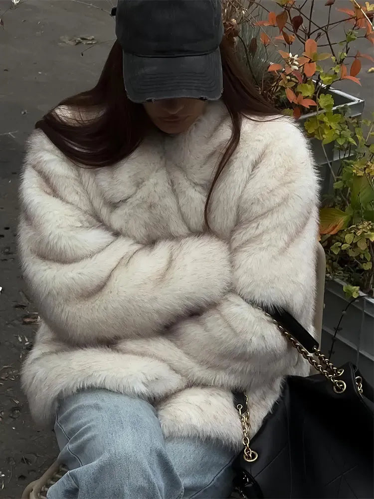 Ferryhill Oversized Faux Fur Coat