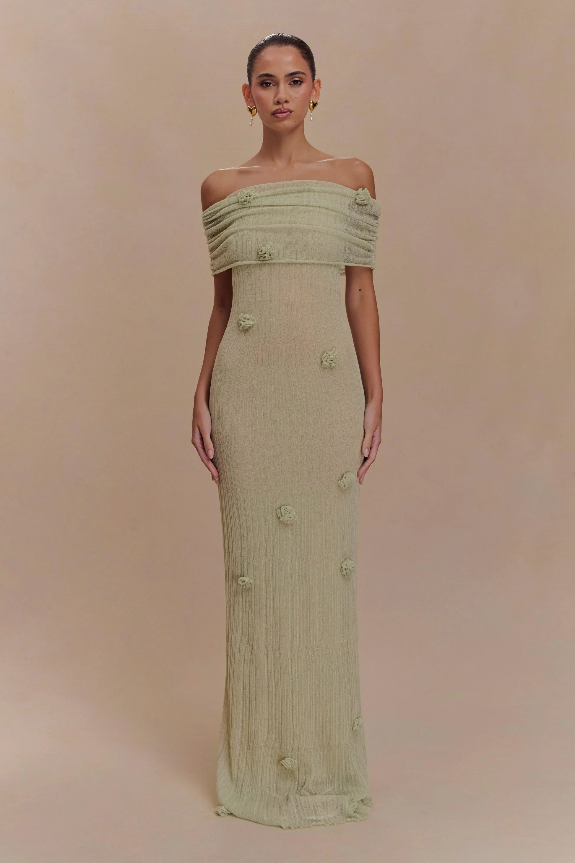 Orchid Knit Maxi Dress
