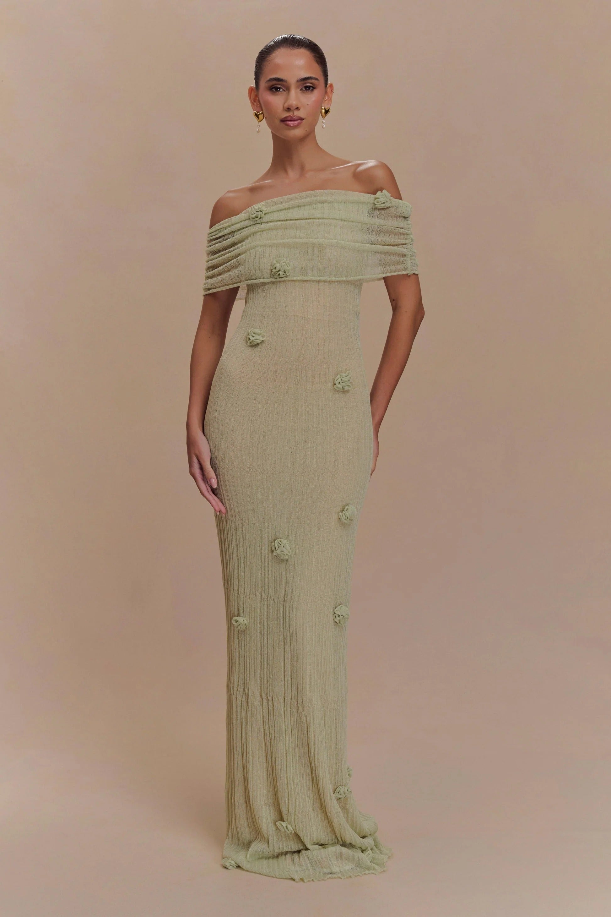 Orchid Knit Maxi Dress