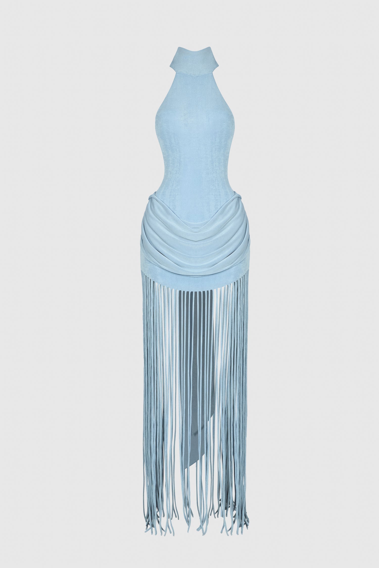 Nova Halter Tie Back Maxi Dress