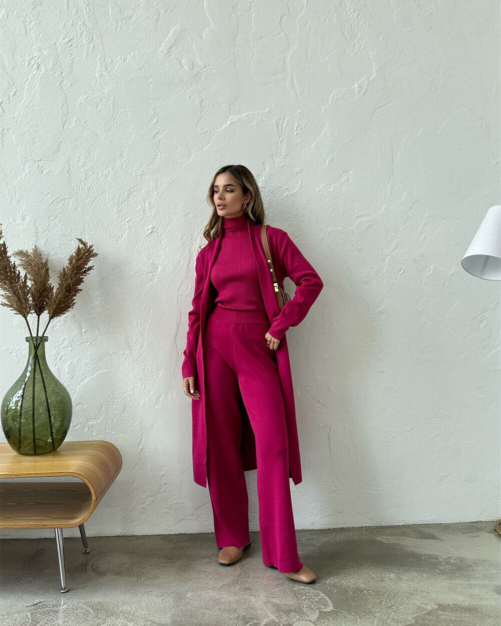 Diana Tricot Three-Piece Knit Set